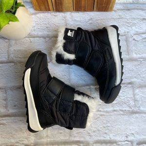 SOREL Whitney Velcro Strap Insulated waterproof Toddler size 7